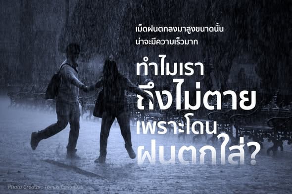 ทำไมเราถึงไม่ตายเพราะโดนฝนตกใส่?
