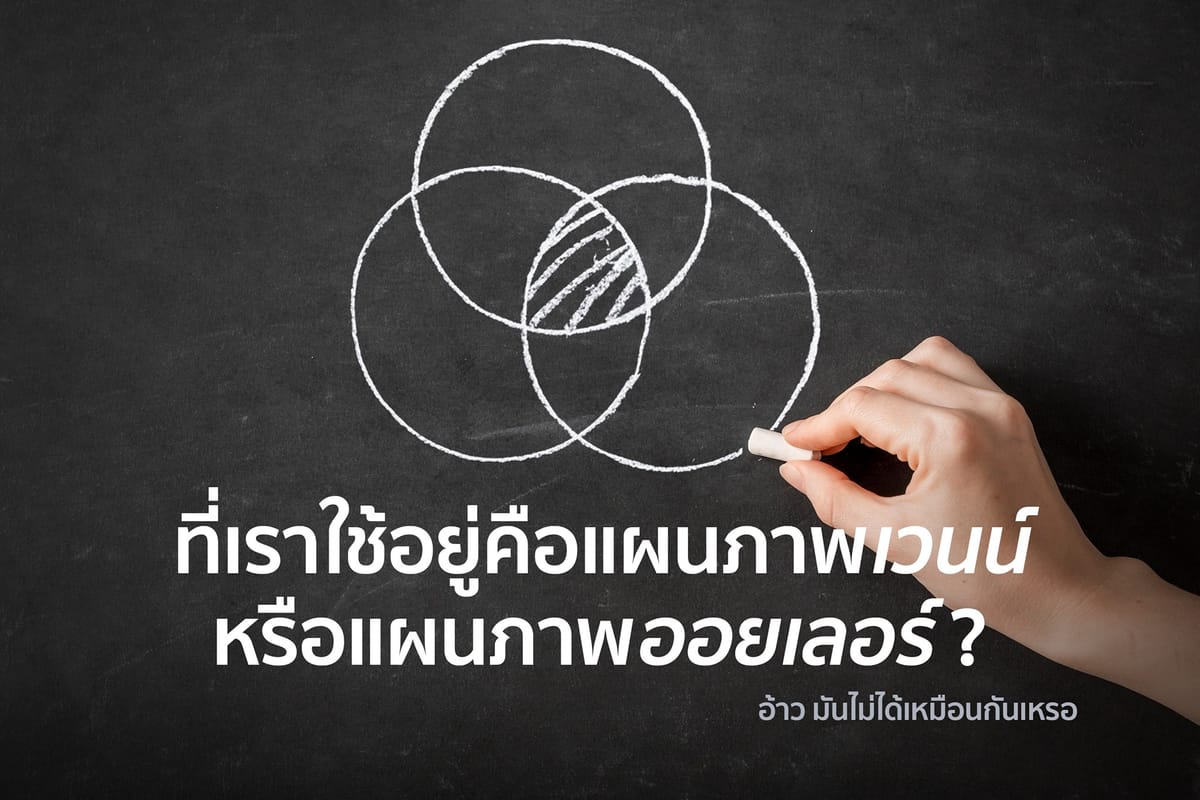 ที่เราใช้อยู่คือแผนภาพเวนน์หรือออยเลอร์กันแน่