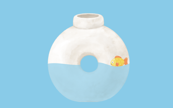 ปลาจะรู้รูปร่างของบ่อที่มันอยู่ได้ยังไง